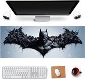 Tapis de souris Batman XXL - 80 x 30 cm - Milkyway - Tapis de souris Gaming - Antidérapant