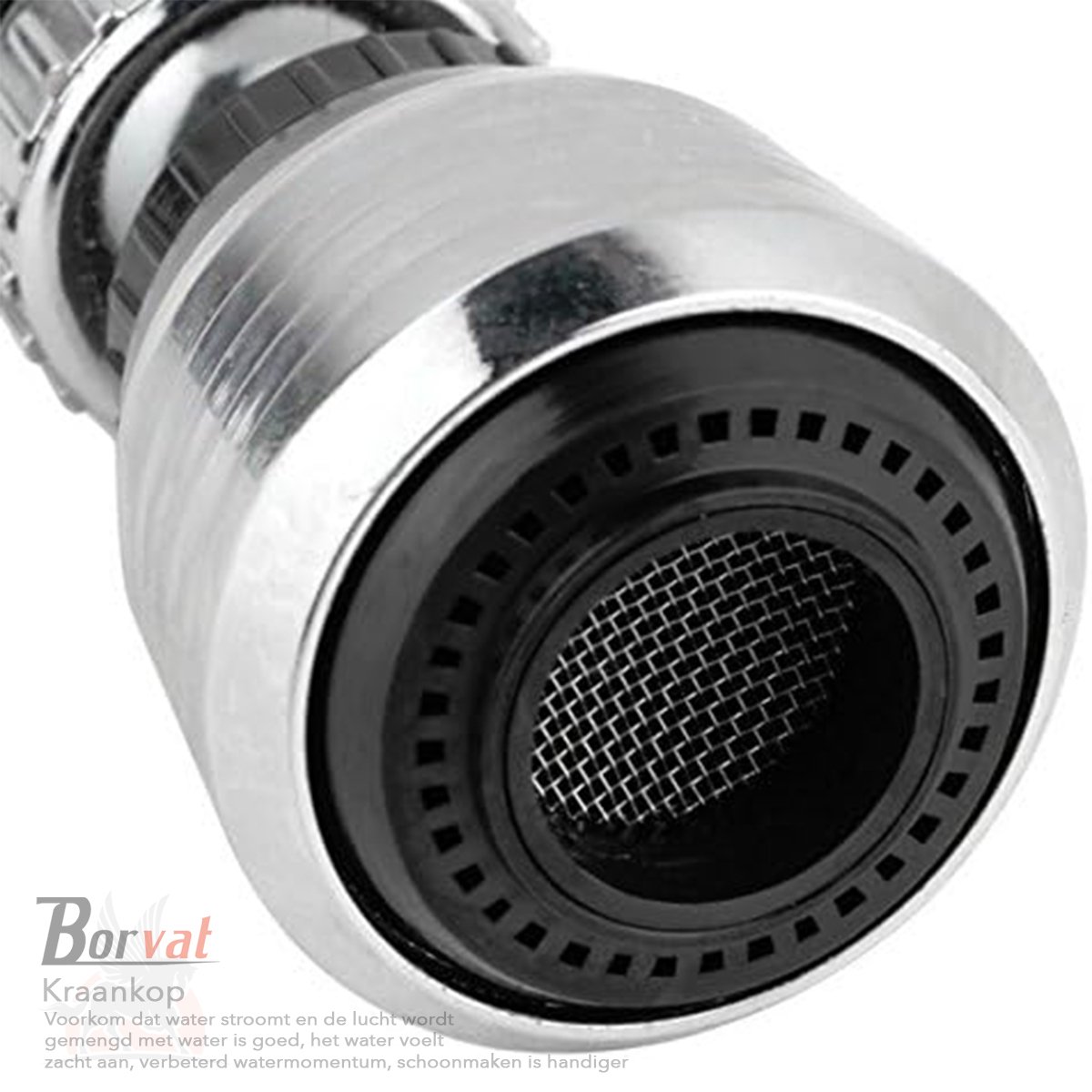 Borvat® - Aérateur de douche rotatif - Pour robinet de cuisine