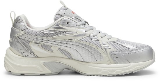 PUMA Milenio Tech Unisex Sneakers - Cool Light Gray-Vapor Gray-PUMA Silver - Maat 38.5