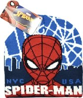 Marvel Spiderman Muts - Blauw - maat 54 cm (± 5-8 jaar)
