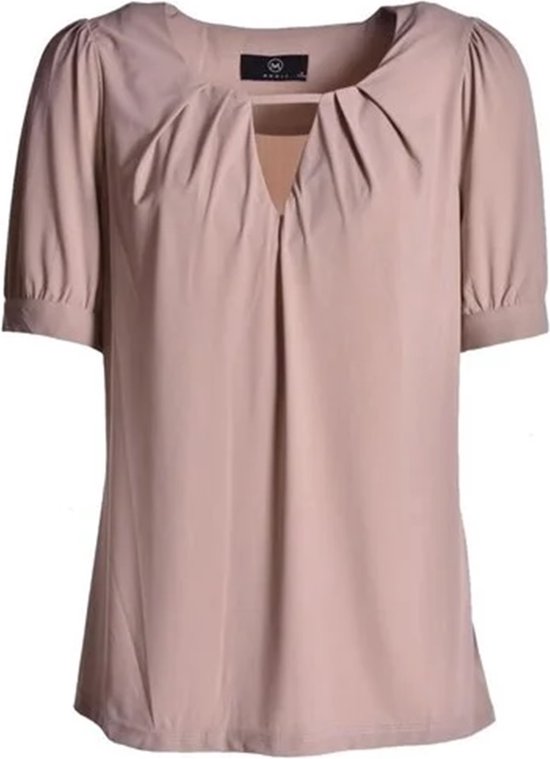 Luxe Travel Top Annelies Latte M 38/40