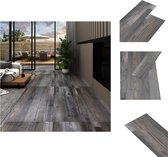 vidaXL PVC vloerplankenset - industrieel hout - 30.5 x 61 cm - schimmel- en allergiebestendig - Vloer