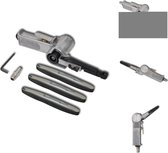 vidaXL Pneumatische schuurmachine - 10x330mm - met 3 schuurbanden (korrel 60 - 80 - 120) - Schuurmachine hulpstuk