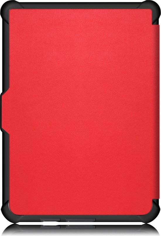 Hoes Geschikt voor Kobo Clara HD Hoesje Bookcase Cover Book Case Hoes Sleepcover Met Screenprotector - Rood van Fintie — afbeelding 5