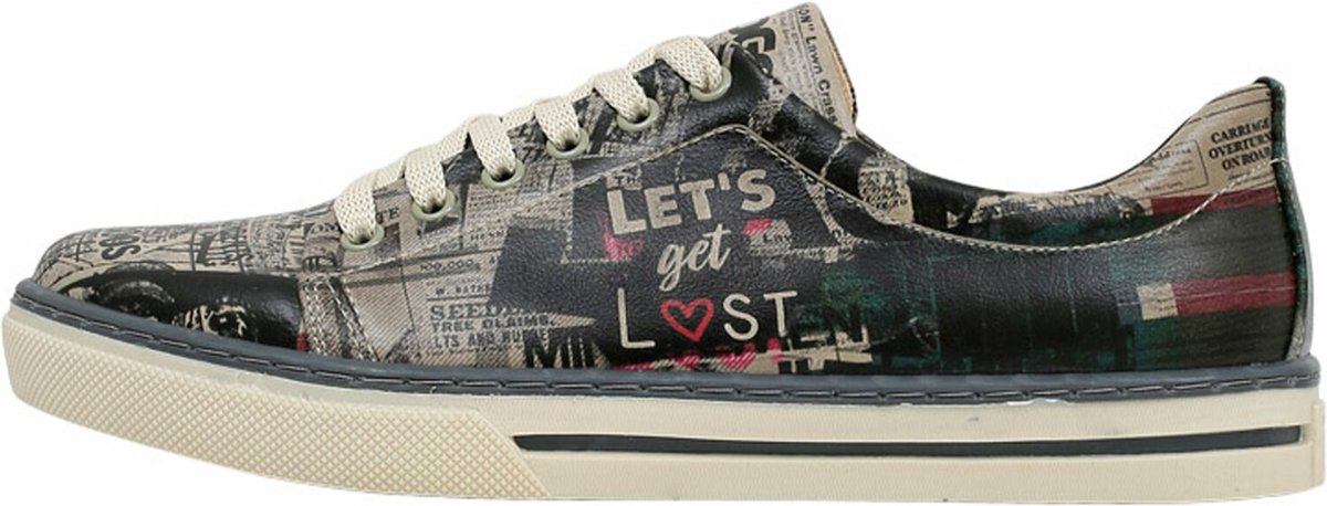 DOGO Dames Sneakers- Raccoon Mode on
