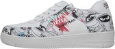 Dice WB Dames Sneakers - Marvin the Martian Stencil 40