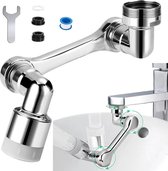 Rotating Multifunctional Extension Tap 1440° Universal Tap Attachment Sllwari Tap Extension 2 Water Release Modes for Taps Kitchen and Bathroom