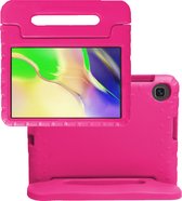 Hoesje Geschikt voor Samsung Galaxy Tab A 10.1 2019 Hoesje Kinderhoes Shockproof Hoes Kids Case - Roze