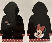 Regenjas kind Minnie Mouse zwart maat 116/122