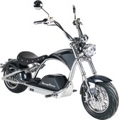 E-Wheels Enschede - E-chopper M1PS (Chrome Edition) | Radiant Zwart | Elektrische scooter | Mangosteen | M1PS