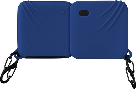 kwmobile case voor harde schijf - geschikt voor WD 2TB Elements SE - SSD-cover van silicone - In blauw