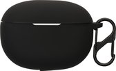 kwmobile cover voor oordopjes case - geschikt voor Beats Studio Buds + - Trendy beschermhoes draadloze oordopjes in zwart