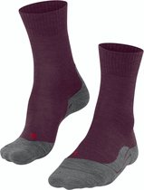 FALKE TK5 Wander dames trekking sokken - paars (dark mauve) - Maat: 37-38