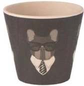 Quy Cup - 90ml Ecological Espresso Reisbeker - “Black Karl” 7x7x7cm