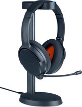 Onanoff FokusPlus noise cancelling hoofdtelefoon - Headset met microfoon - draadloze koptelefoons – 50 uur batterijduur – Multipoint technologie – Draadloze oplaadstation meegeleverd - Deep Blue
