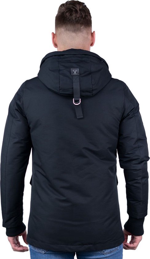 DSK Classic Heren Softshell Winterjas | Warme Gewatteerde Parka met Capuchon