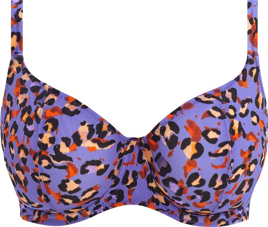 Freya SANTIAGO NIGHTS UW PLUNGE BIKINI TOP Dames Bikinitopje - LEOPARD - Maat 80E