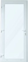 Porte en plastique | Porte PVC - 98 x 215 Glas - Droite (loquet à gauche de l'intérieur)