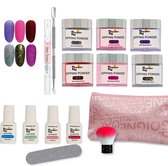 Charmy® Dipping Powder Starters Kit - 6 kleuren - Complete set - Nail Art - Dip Nagels - Acryl Nagels Starterpakket