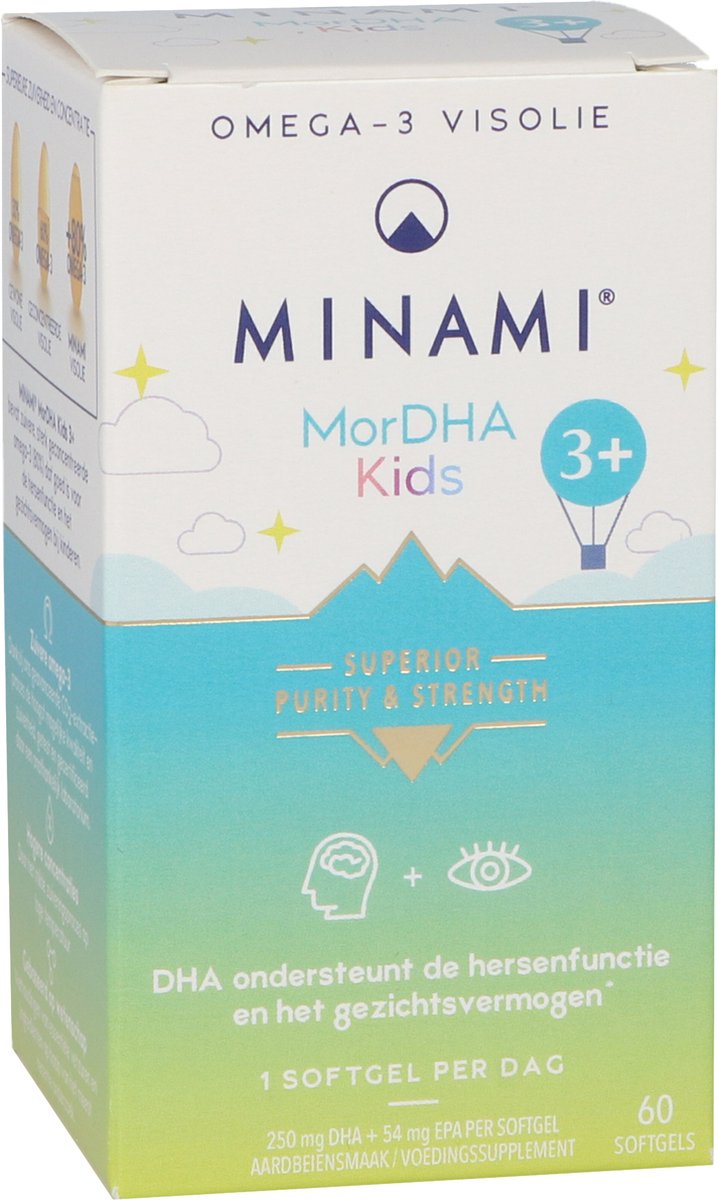 Goedkoopste Minami MorDHA kids 60 Softgels