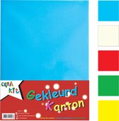 Crea-kit Knutselpapier Gekleurd - A4 Karton - 160 grams -  50 Vellen