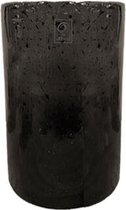 Lanterne - verre soufflé à la bouche - robuste et transparente - noir noor - by Mooss