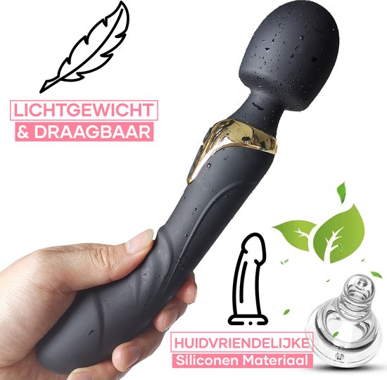 Lovefreak 2-en-1 - Vibromasseur baguette - Baguette Magic - Vibrateurs  pour femmes -... | bol