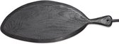 Tapasplank - broodplank hout - zwart - organische vorm - by Mooss - 55 x 22 cm