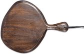 Tapasplank - broodplank hout - walnoot - organische vorm - by Mooss - 41 x 32 cm