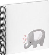 Walther Design - Elephant Hearting - Album à spirales - Bébé - 25x25 cm