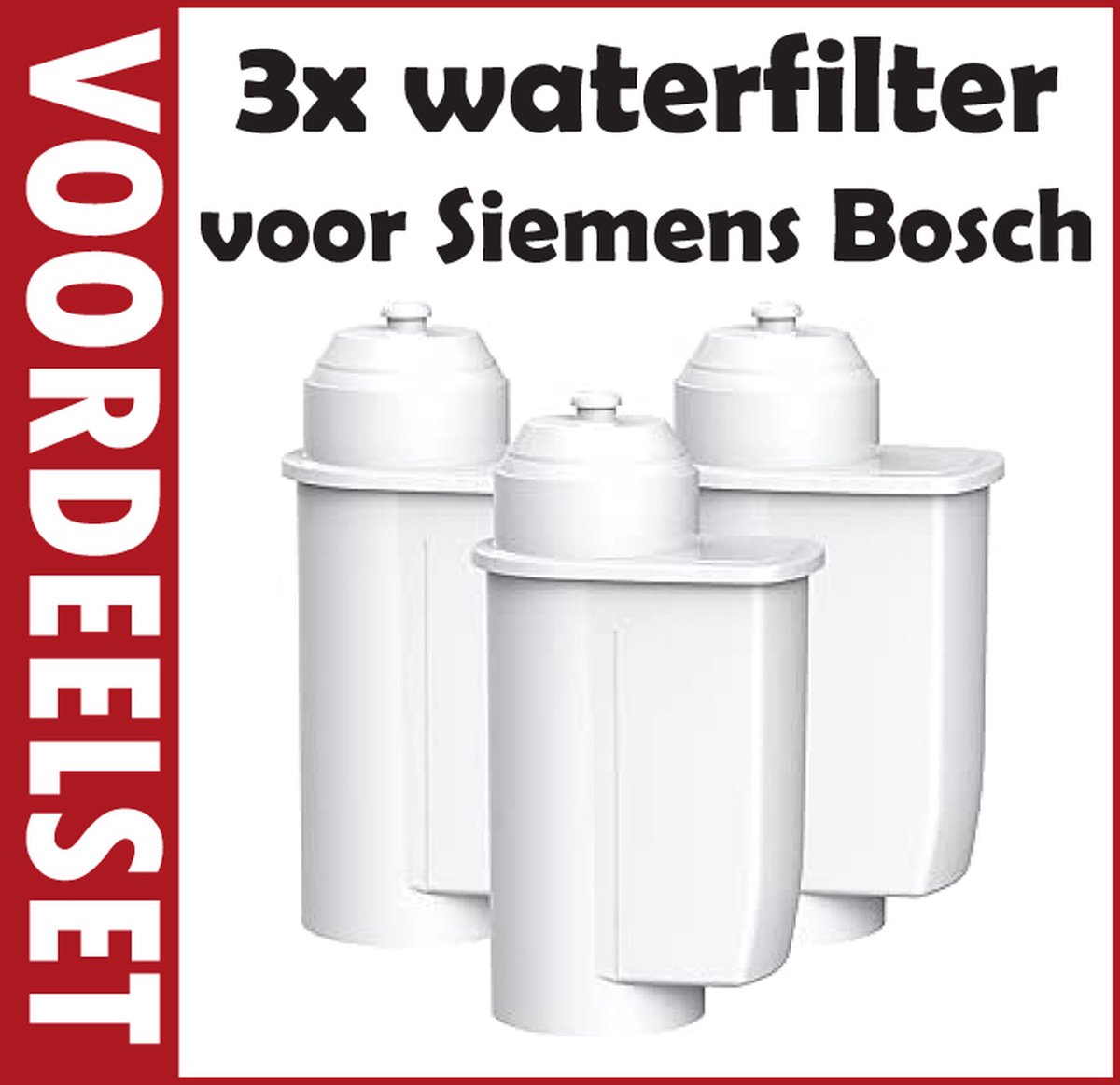 VOORDEELSET van 3 ECCELLENTE waterfilters voor SIEMENS EQ koffiemachines - Brita Intenza Waterfilter | TZ70033A
