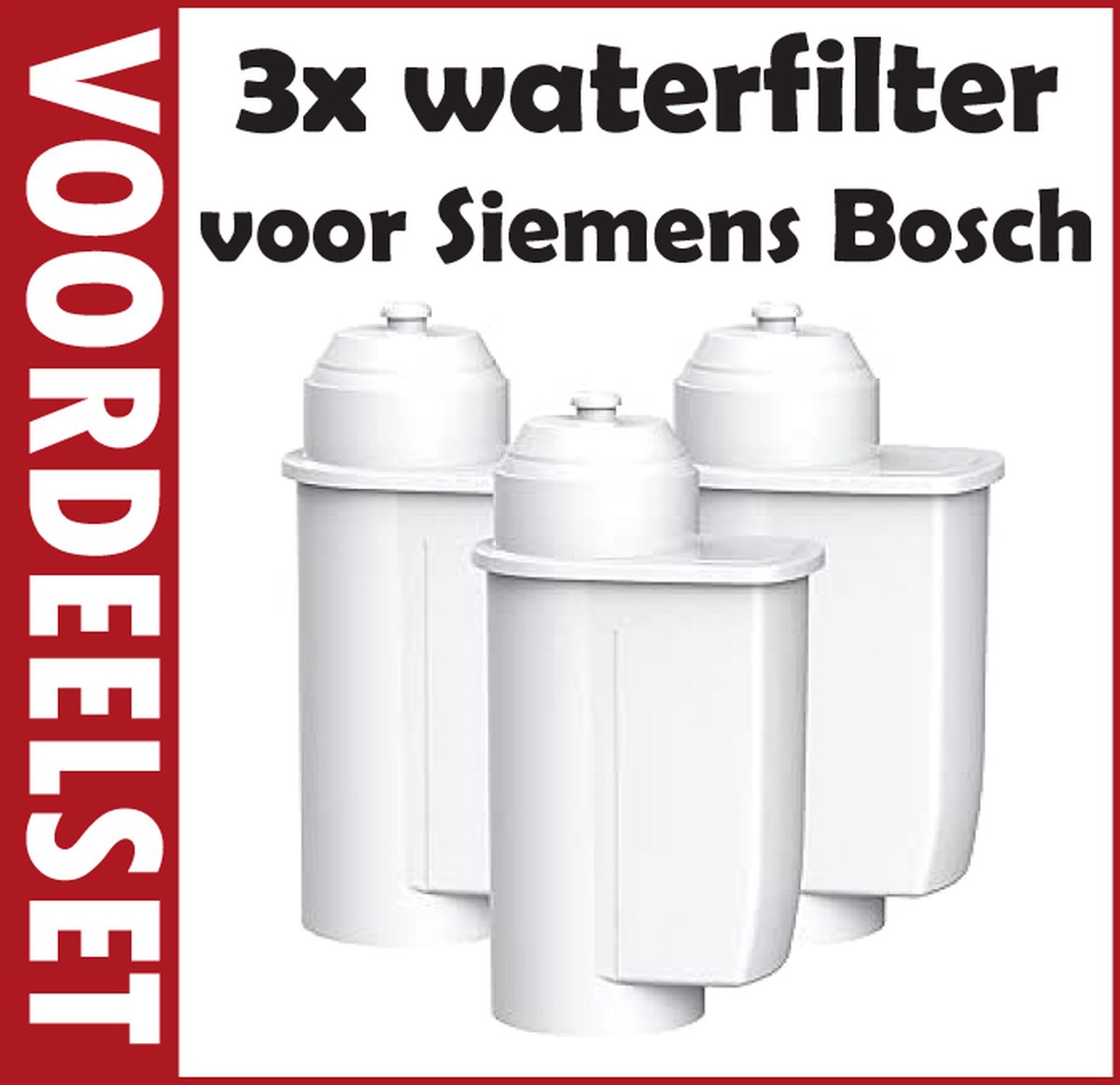 Eccellente Water Filter for SIEMENS EQ Series - Pack of 3