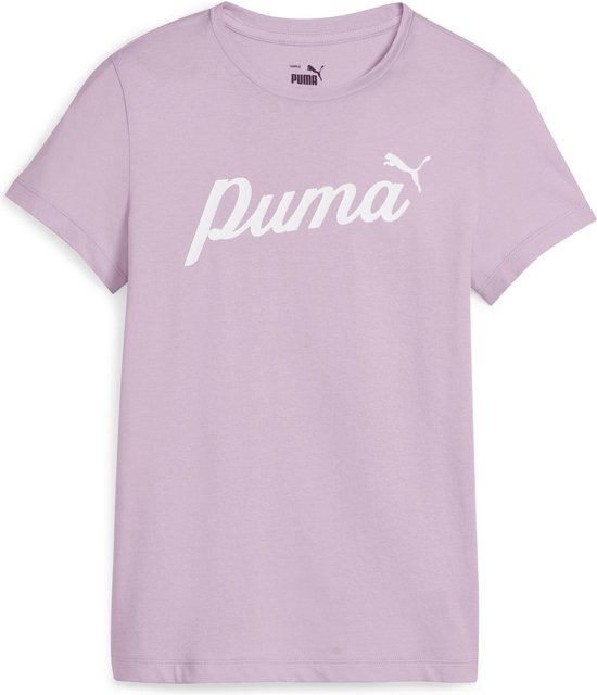 T-shirt PUMA ESS+ Script Tee G FALSE - Grape Mist