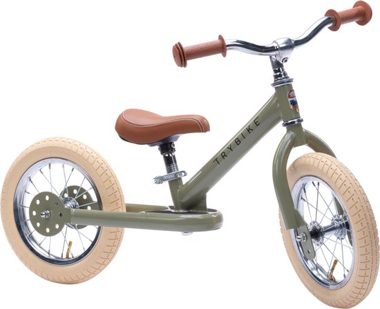 Trybike Steel Vintage Loopfiets Groen