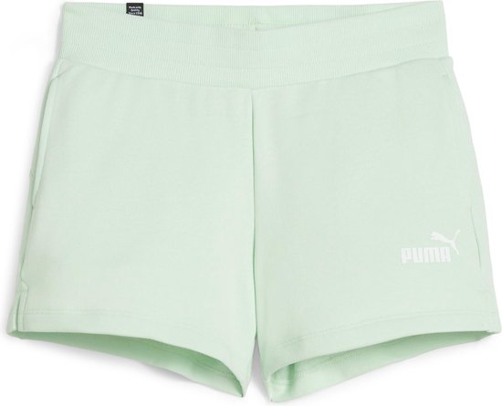 PUMA ESS 4 Sweat Shorts TR (S) Dames Broek - Fresh Mint