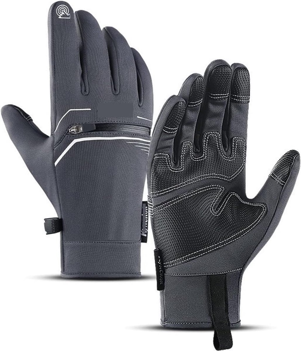 Fietshandschoenen voor heren, tactische handschoenen, MTB-handschoenen, motorcross handschoenen met touchscreen, Koude- en winddichte handschoenen, volledige vinger, outdoor handschoenen voor bushcraft, motorjacht en