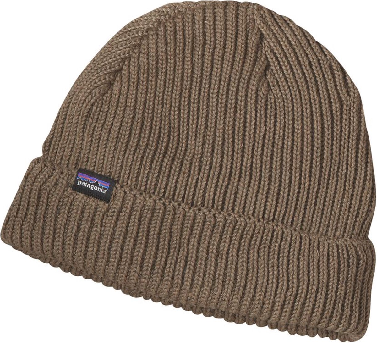 Patagonia Fishermans Rolled Beanie Muts Ash Tan ALL