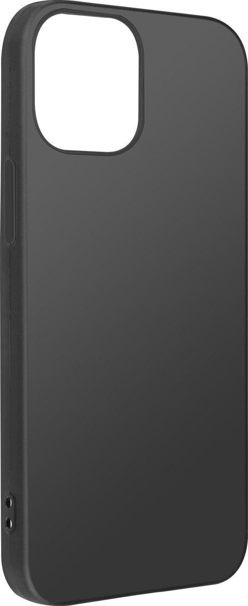 Avizar Hoes Geschikt voor iPhone 13 Mini Siliconengel, Zwart
