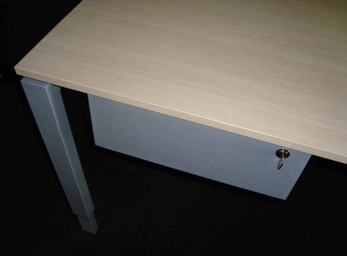 Schaffenburg Accessoires - Domino afsluitbare lade wit frame