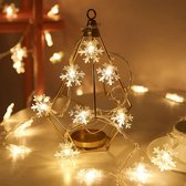 Sneeuwvlok Licht, Met knipperfunctie, voor vakantie, feesten, nieuwjaar, huis, Kerstmis, buitendecoratie / 3 M