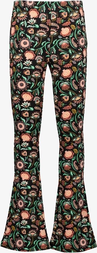 TwoDay meisjes flared broek met paisley print - Roze - Maat 170/176