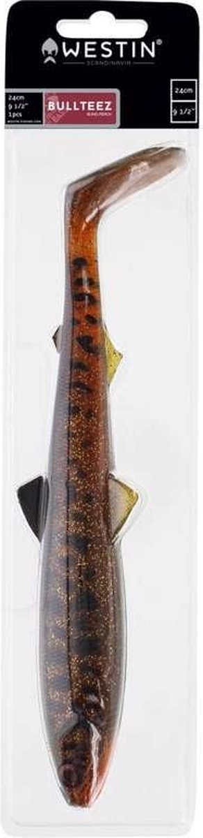 Westin Bullteez Shadtail 18cm 53g (1 pc) - Kleur : Tiger Perch van Westin — afbeelding 4