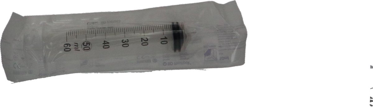 Goedkoopste BD Plastipak injectiespuit 50ml 3-delig 60 stuks (300866