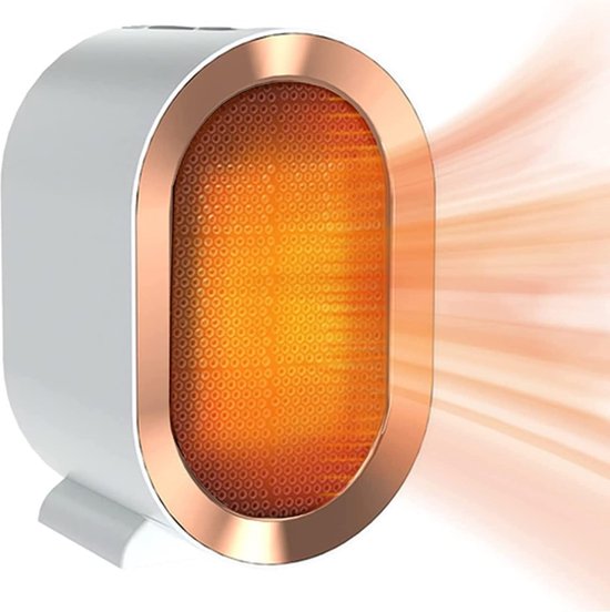 1200W Keramische Elektrische Ventilatorkachel - Snelle Verwarming met 2 Warmtestanden en Oververhittingsbeveiliging - Compact en Energiezuinig voor Thuisgebruik