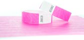 200 bracelets, Tyvek Neon Pink
