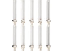 Philips MASTER PL-S 2P 9W 830 G23 - 3000K - 600lm - Warm Wit Licht