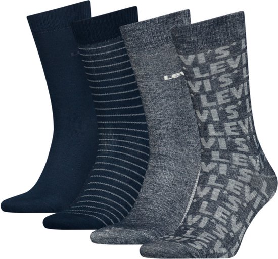 Levis Chaussettes Giftbox Homme Lot de 4 Denim 39 42 bol