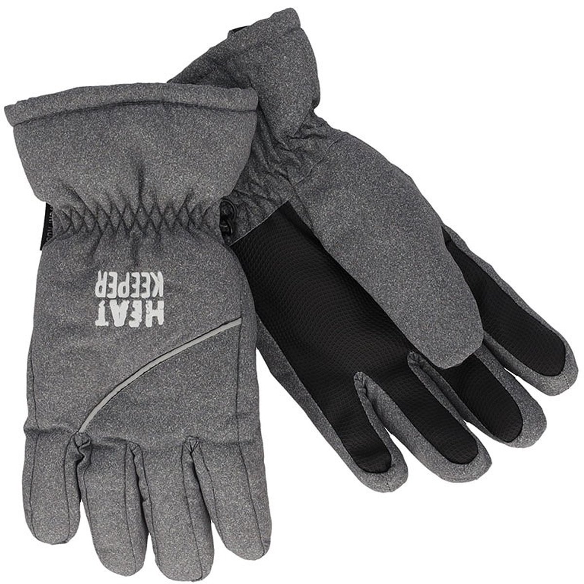 Heatkeeper Kinder Ski Handschoenen -9-12 jaar Grijs