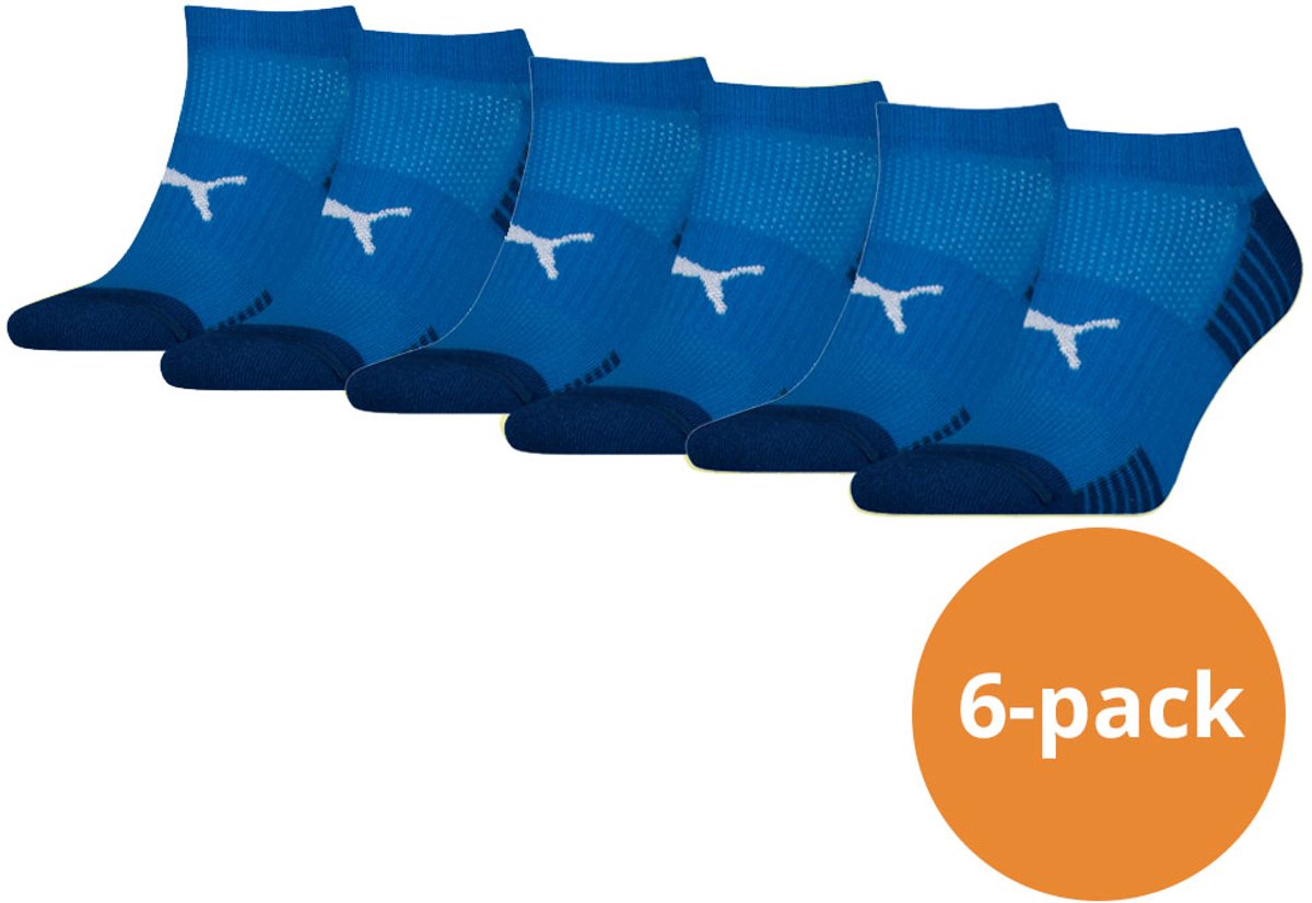 Puma Sport Cushioned Sneakersokken Light 6-pack -43/46 Blauw