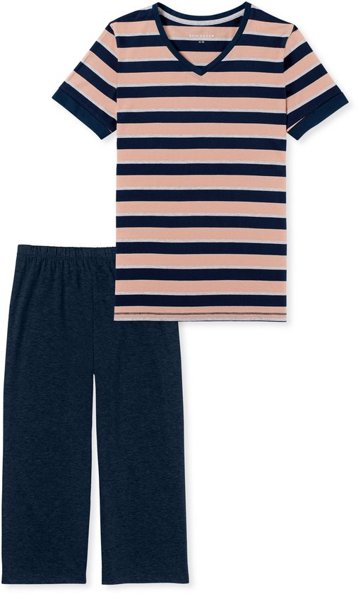 Schiesser Schlafanzug 3/4 kurzarm Dames Pyjamaset - Maat XL